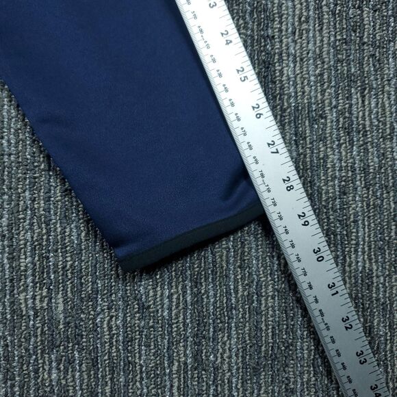 Nike Mens L Dri Fit Blue Pullover Qtr 1/4 Zip Dry Fit Sweater Martell Cognac NWT - Picture 14 of 16